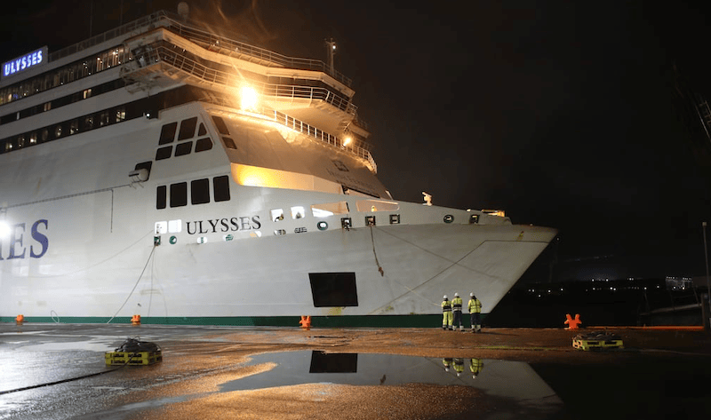 Ulysses ferry docked