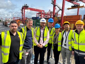 port visit team facing