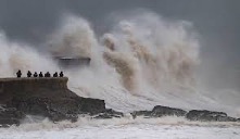 storm at coast